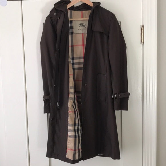 Burberry Jackets & Blazers - Burberry Long Brown Raincoat